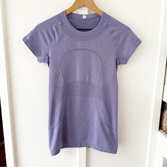 lululemon athletica Tops - lululemon athletica Purple Short Sleeve Tee